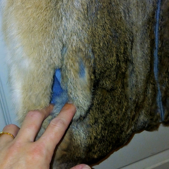 Genuin rabbit fur vest - Picture 4 of 5